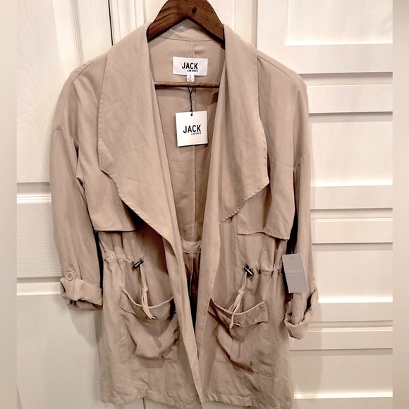 Jack by BB Dakota lightweight neutral jacket. Brand New with tags! - Picture 3 of 9